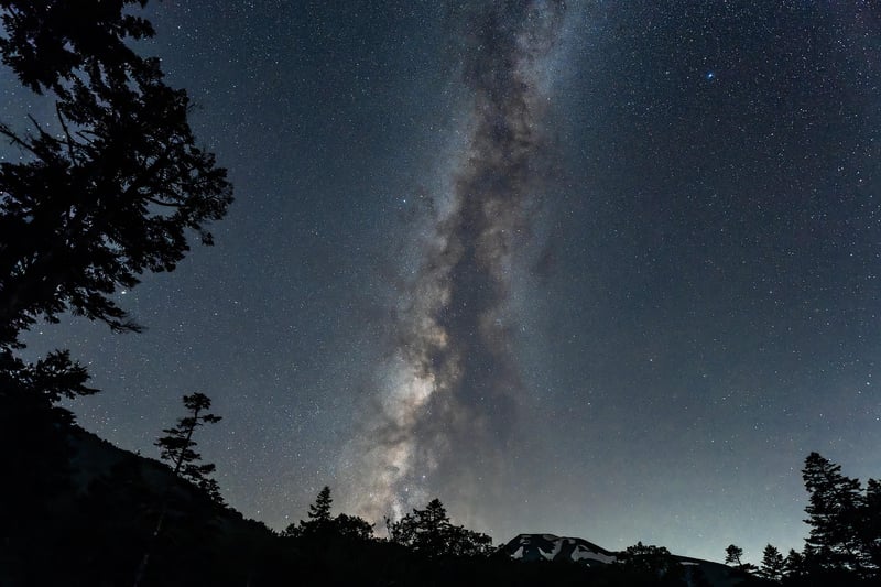 Starry night sky
